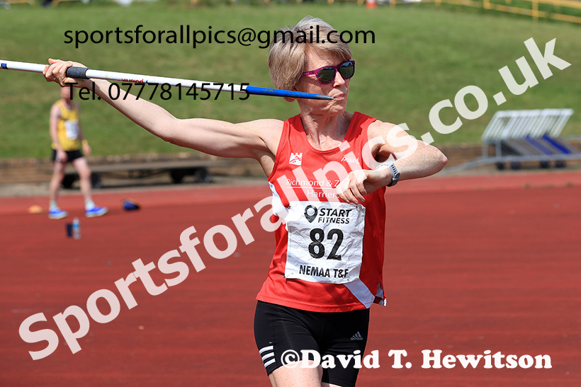Womens javelin, 2025 NEMAA Track and Field, Monkton. Photo: David T. Hewitson/Sports for All Pics